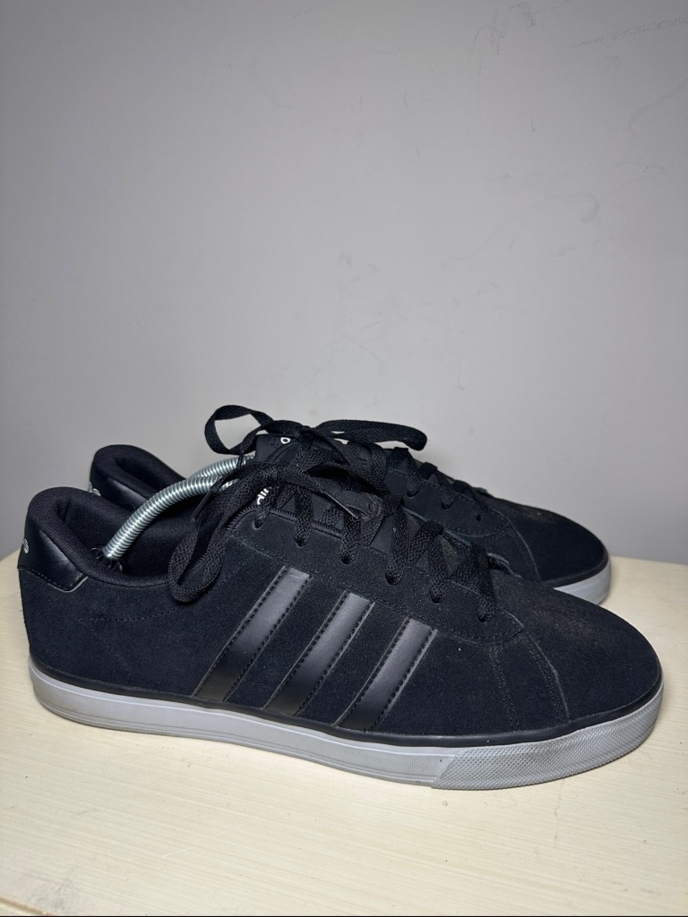 adidas Neo suede Black and Gray Low-Top Sneakers